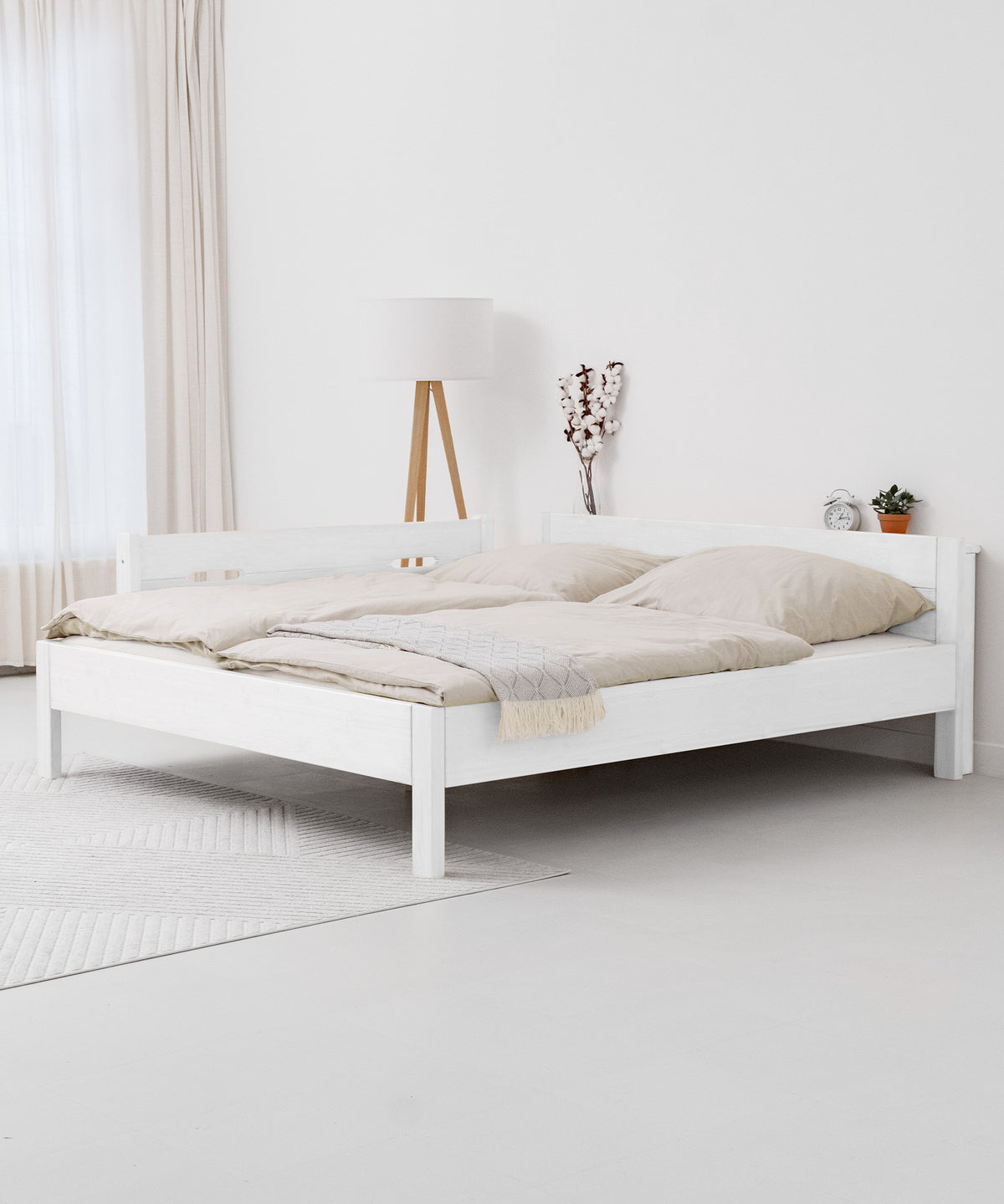 Doppelbett Kiefer 180 × 200 cm