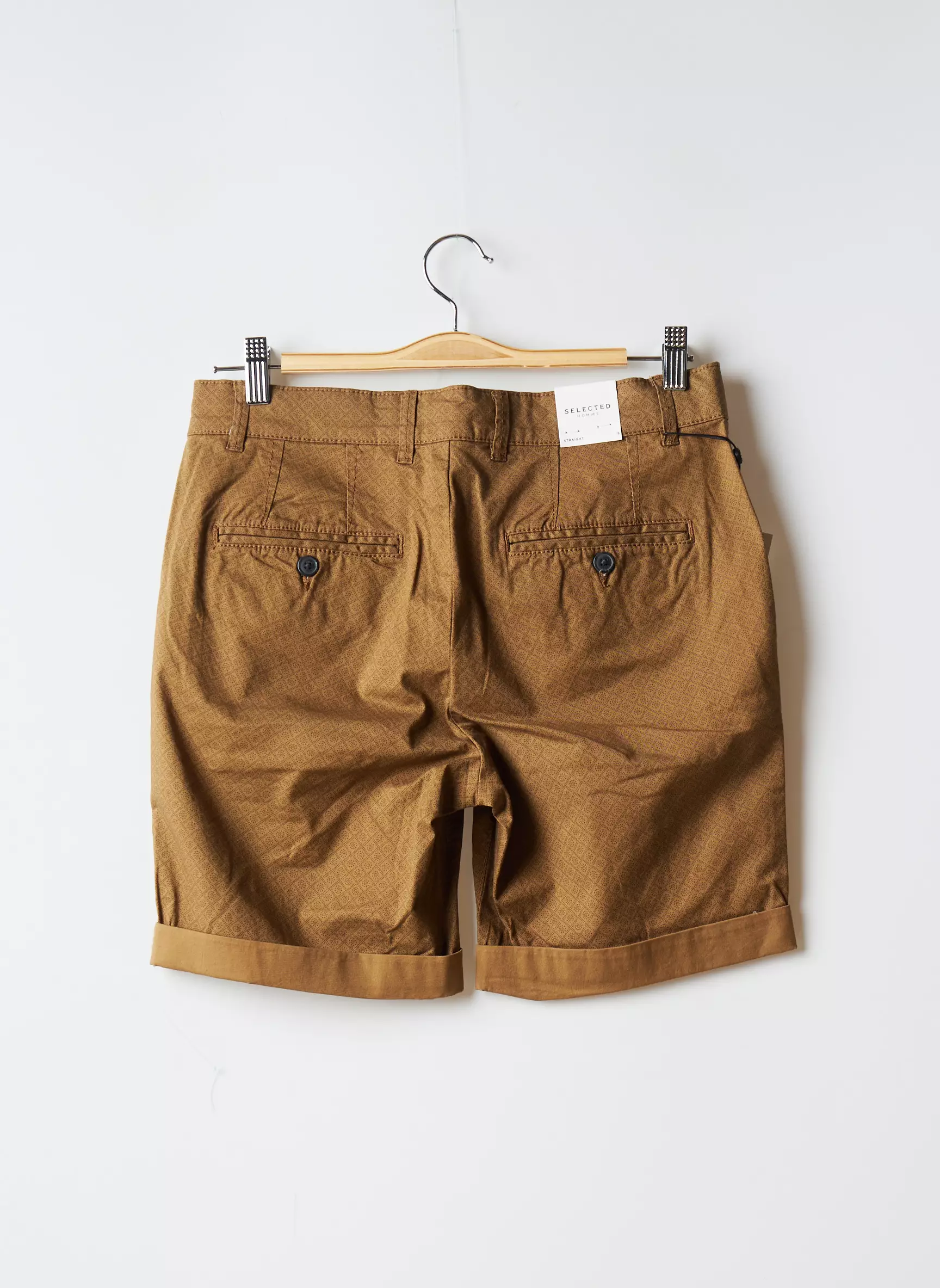 Selected Bermudas Homme couleur marron