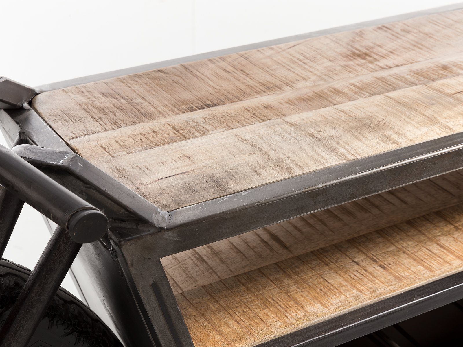 massivum Bartisch Motorrad Bike Harlow TV-Sideboard Konsole Hausbar TV-Bank