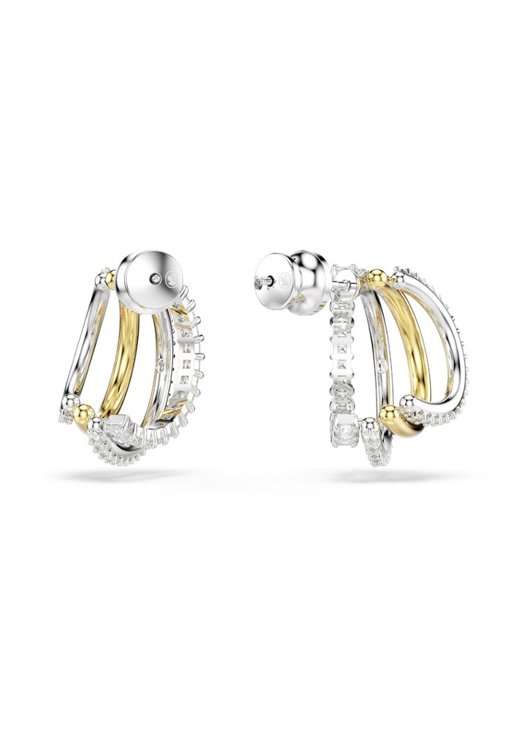Orecchini a lobo Swarovski Hyperbola con pietre di zirconi