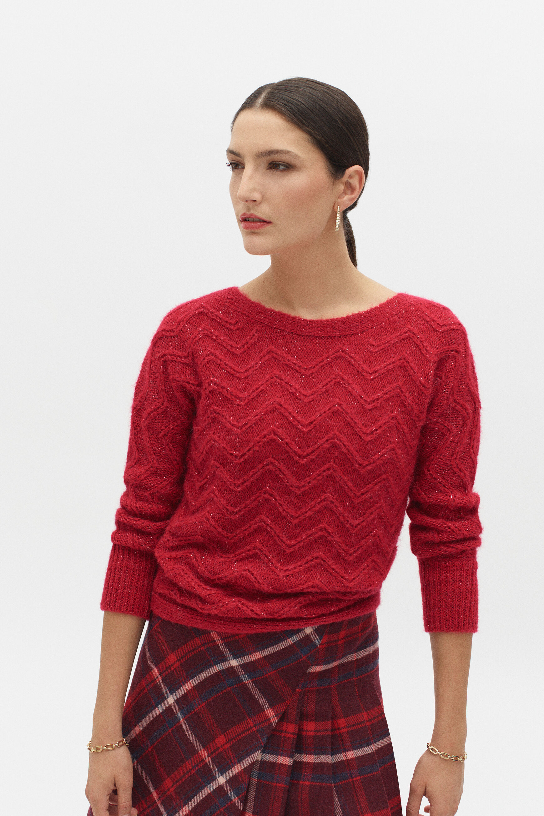 pull antonina rouge femme