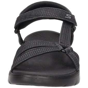 Skechers Go Walk Flex Sandal in schwarz