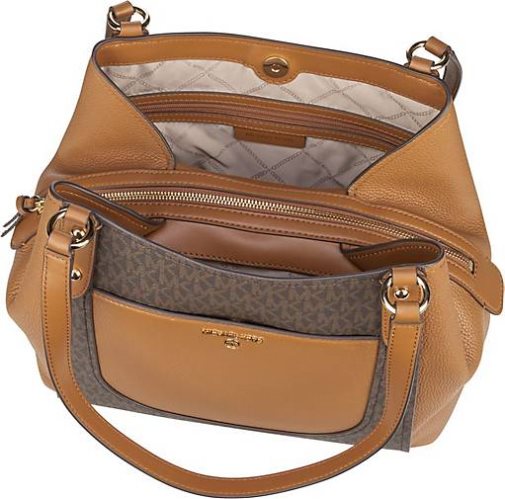 Michael Kors Handtasche Molly Large Shoulder Tote MK Signature