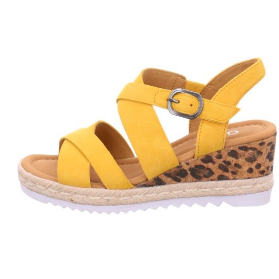 GABOR Klassische Sandalen gelb
