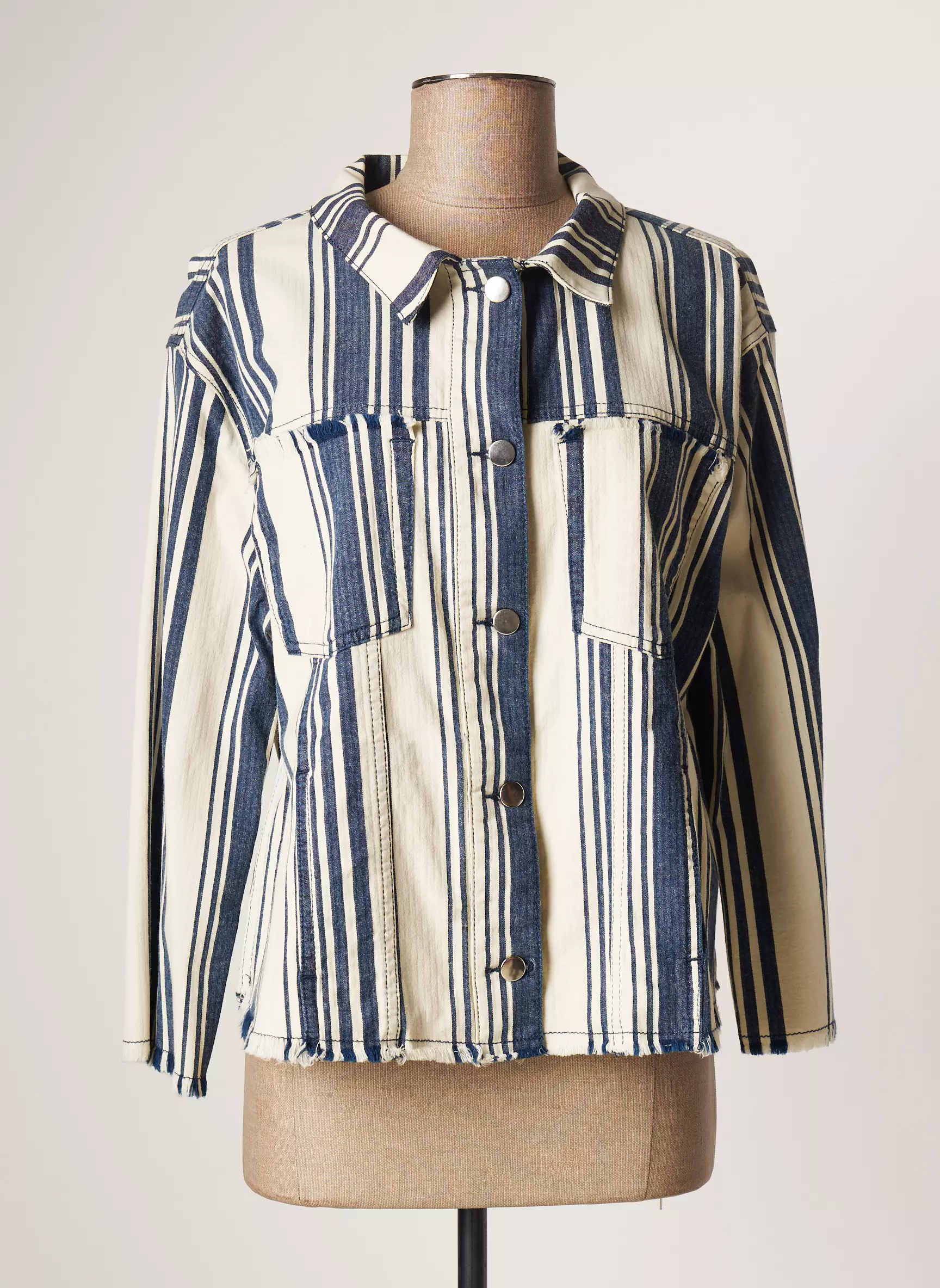 Lauren Vidal Vestesenjean Femme couleur bleu
