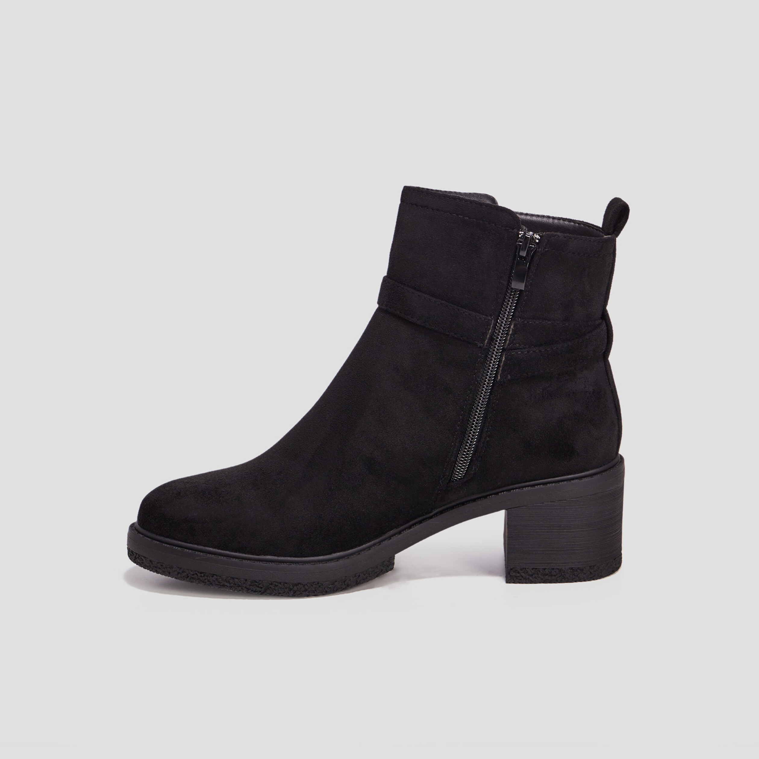Bottines à talons noir femme | La Halle
