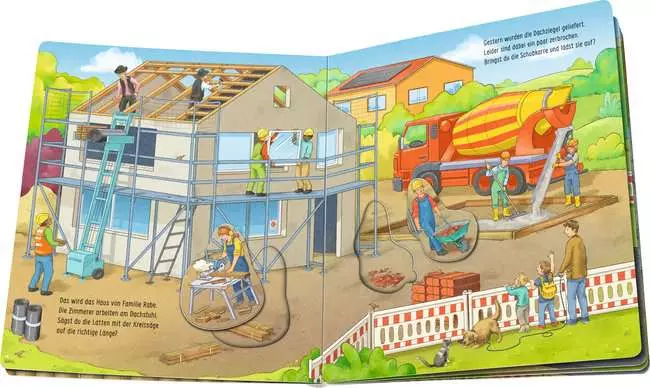 Mein großes Puzzle-Spielbuch: Baustelle
