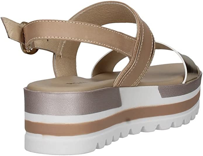 NERO GIARDINI Klassische Sandalen silber