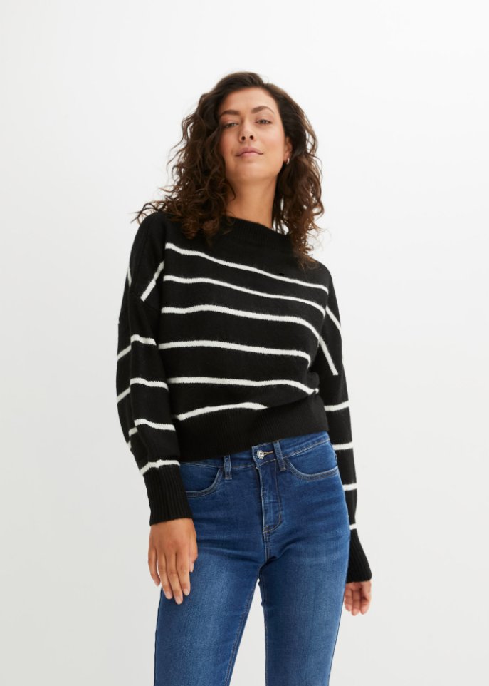 Gestreifter Pullover