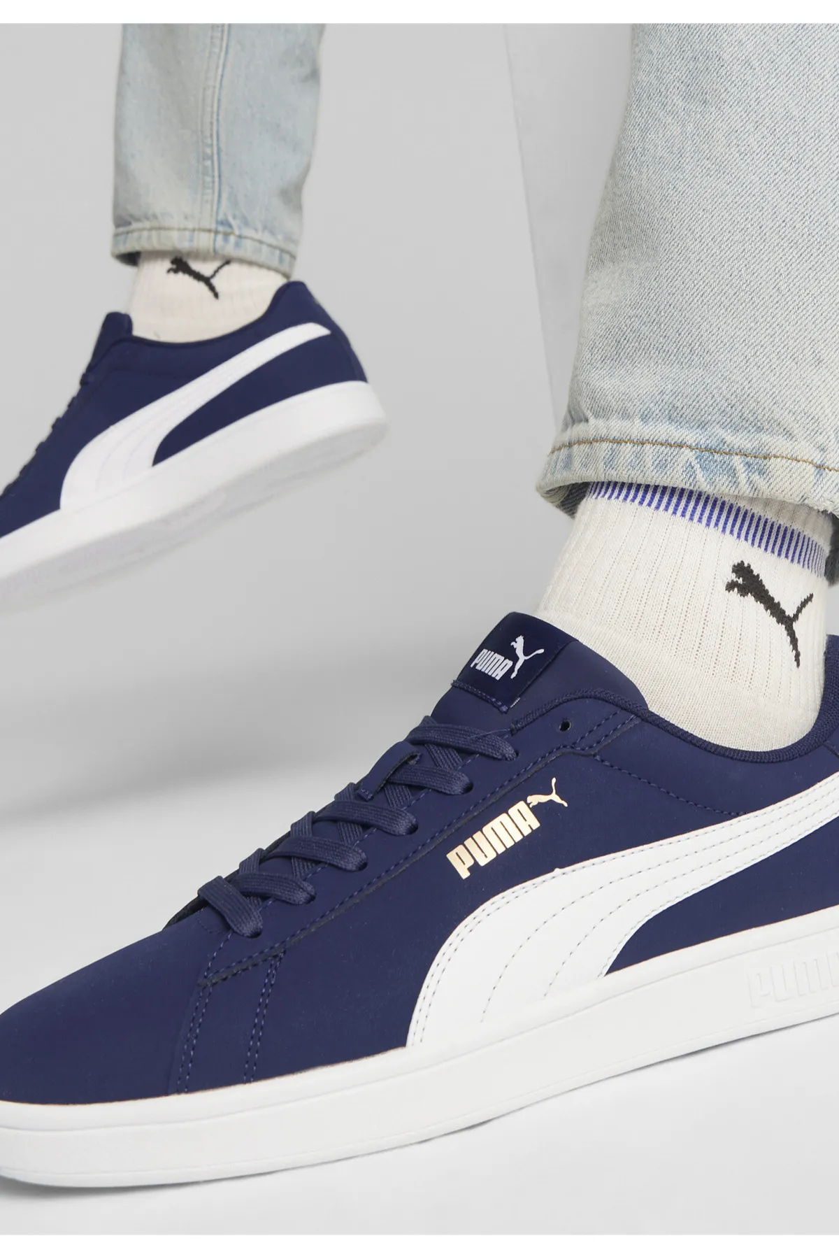 Puma  Sneaker - Blau - Flacher Absatz