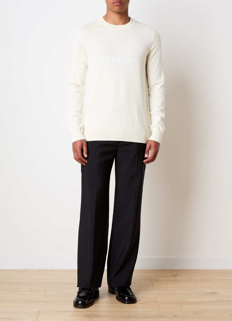 Givenchy Fine-knit pullover with knitted-in logo
