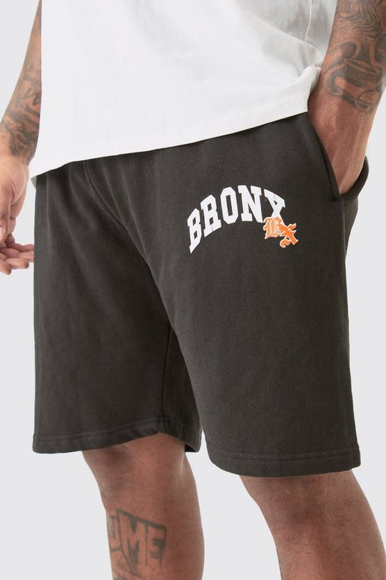 Plus lockere Jersey-Shorts