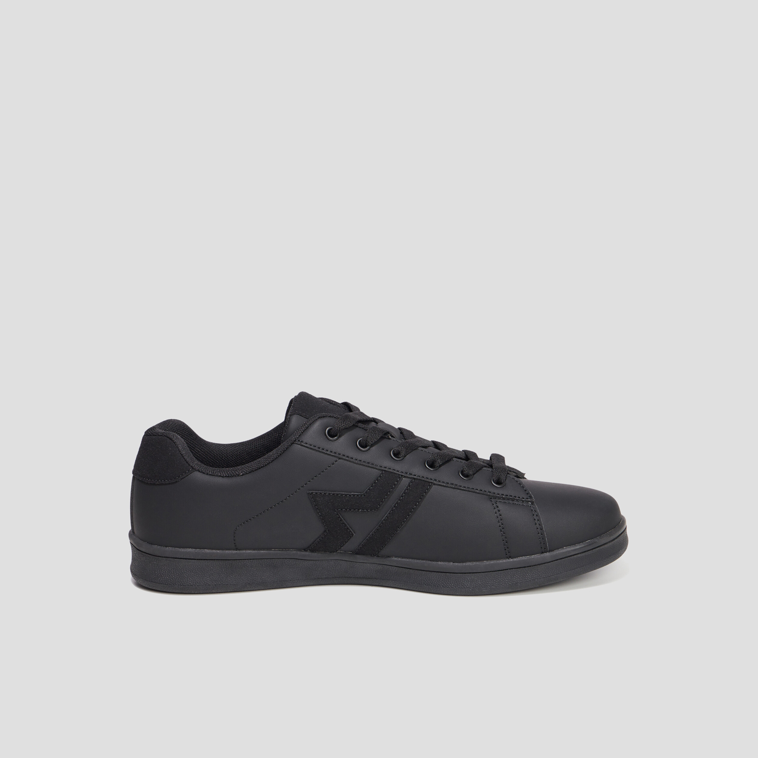 Tennis basses à lacets Creeks Thisto noir homme | La Halle