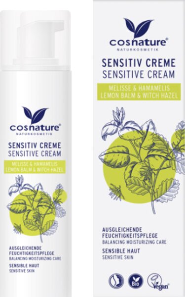 Cosnature Sensitive Creme Melisse & Hamamelis Gesichtscreme