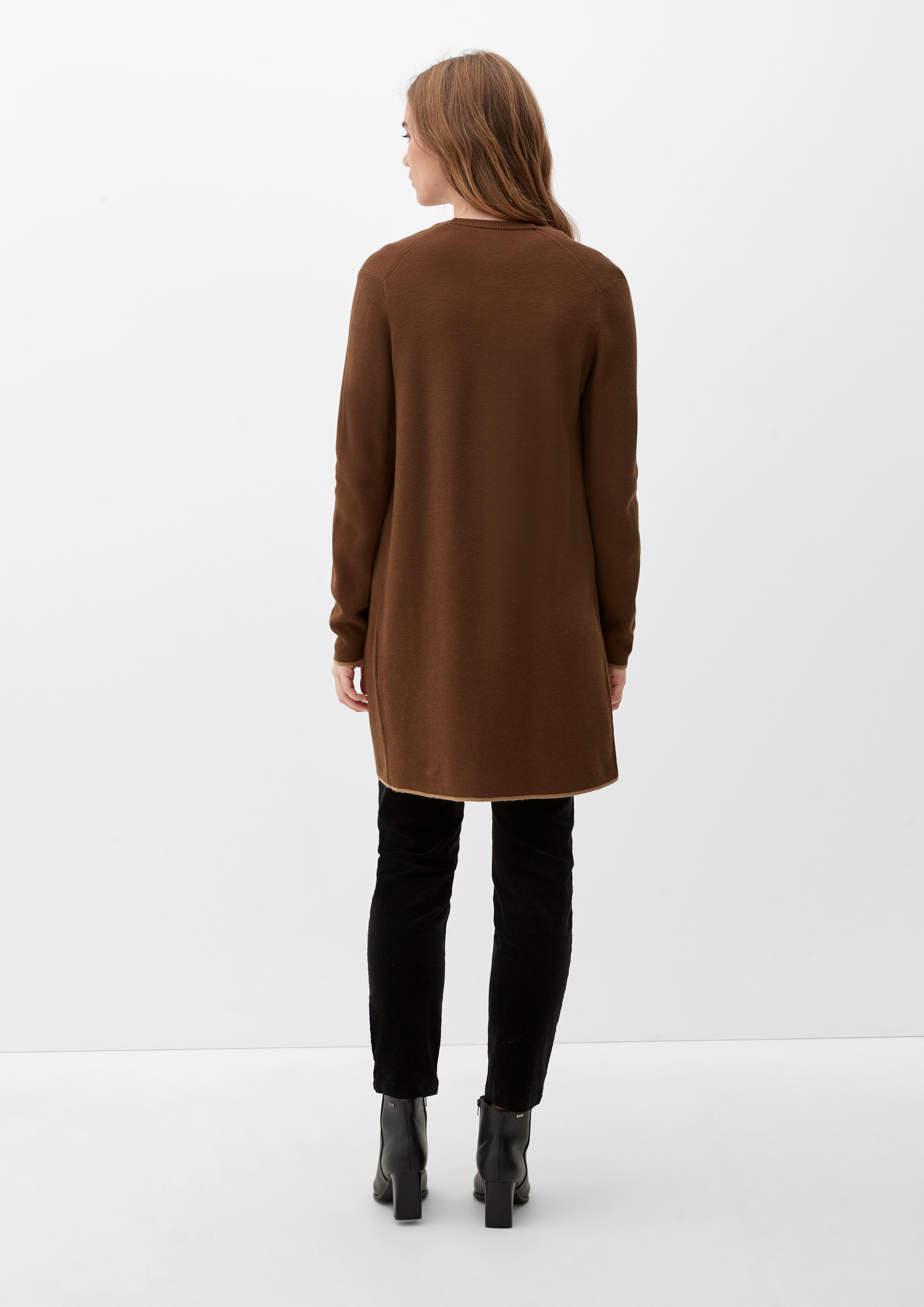 Langer Double Face-Cardigan  2121682-8764