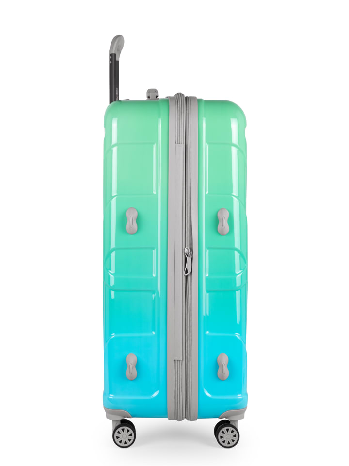 suitline Großer Reisekoffer erweiterbar XL Koffer 4 Rollen TSA 110 L in Northern Lights günstig kaufen L