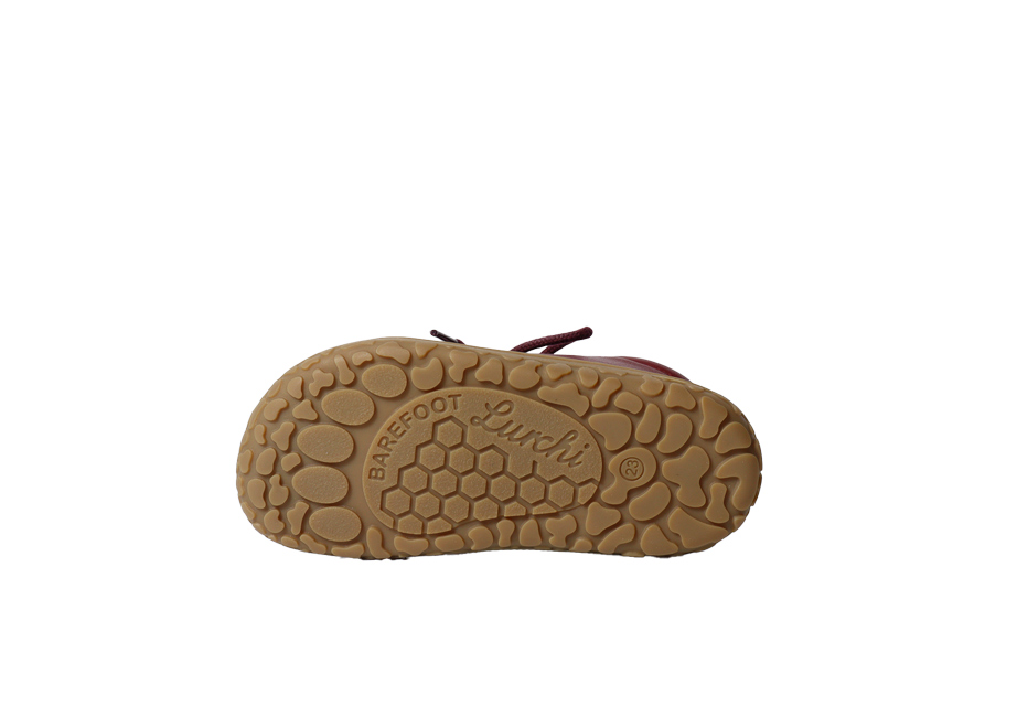 Lurchi Stiefel Nanino- Barefoot - bordo