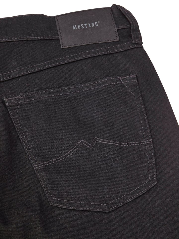 Mustang Jeans Big Sur regular/straight in Schwarz günstig kaufen
