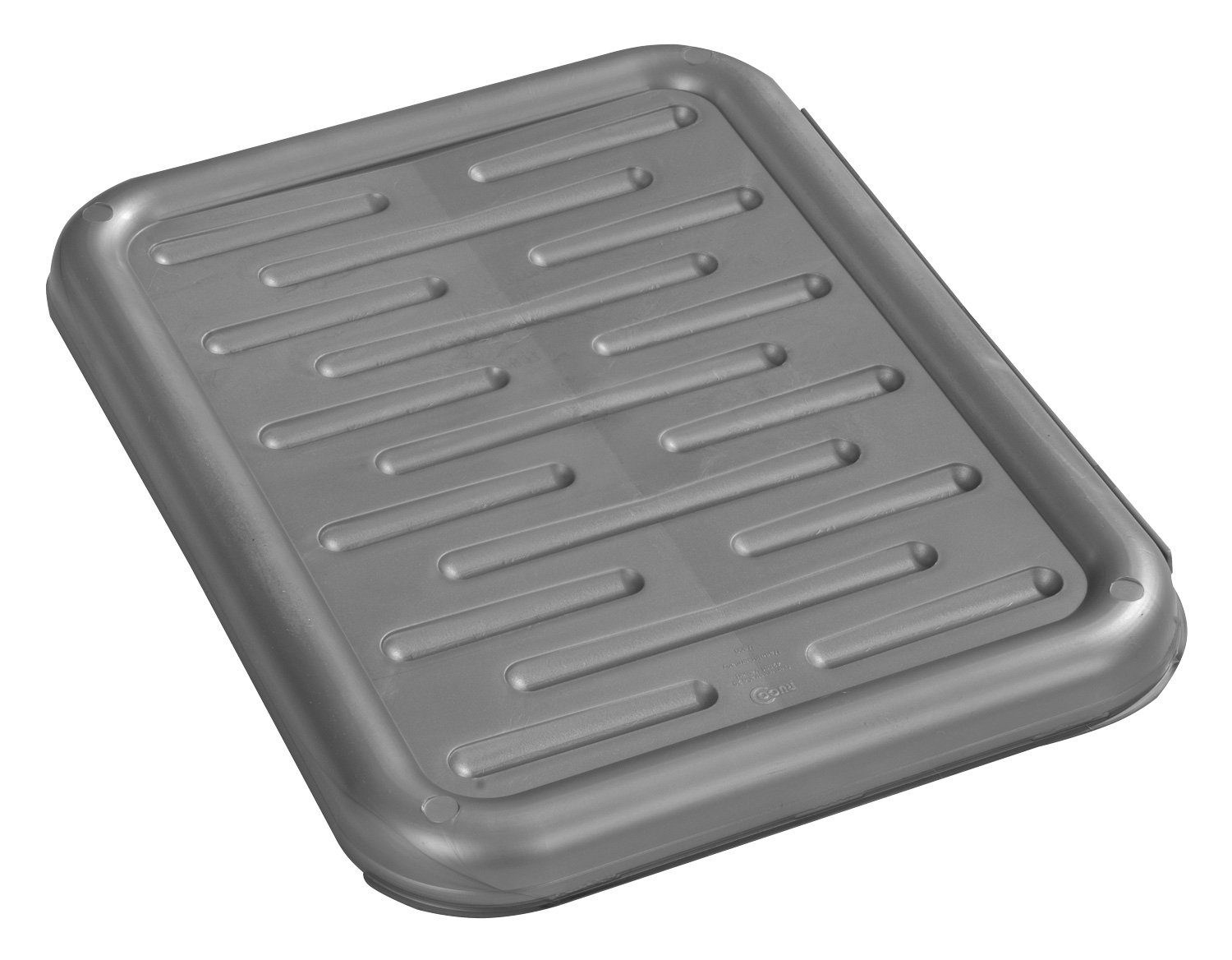 Schuhabtropfschale JULIAN, 9er Set, Grau, starrer Kunststoff, je B 27 x T 35 cm