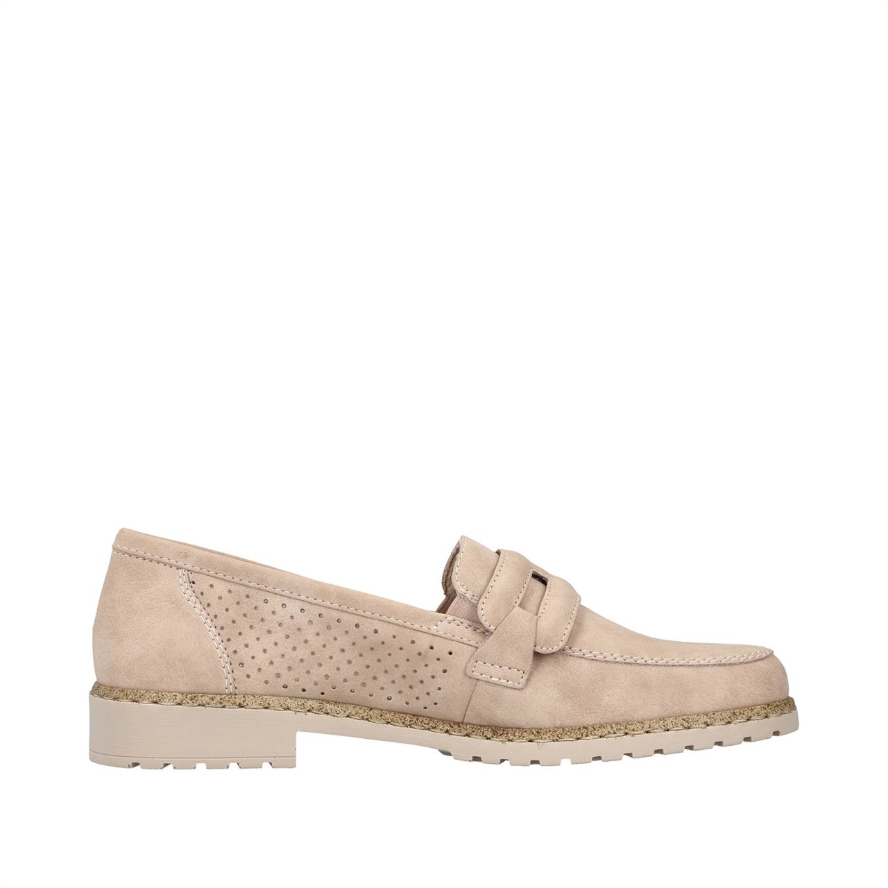 RIEKER Sportliche Slipper rot