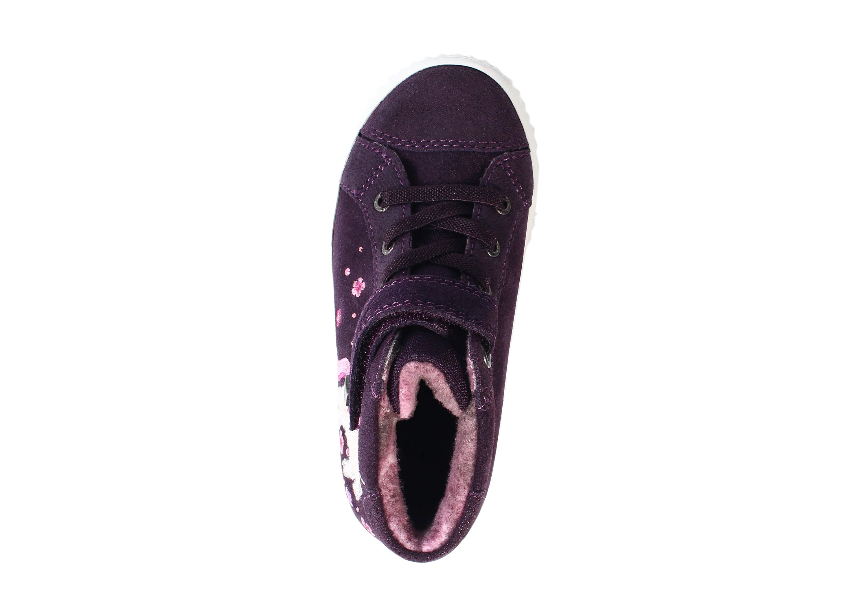 Lurchi Sneaker Yubi-TEX - blackberry