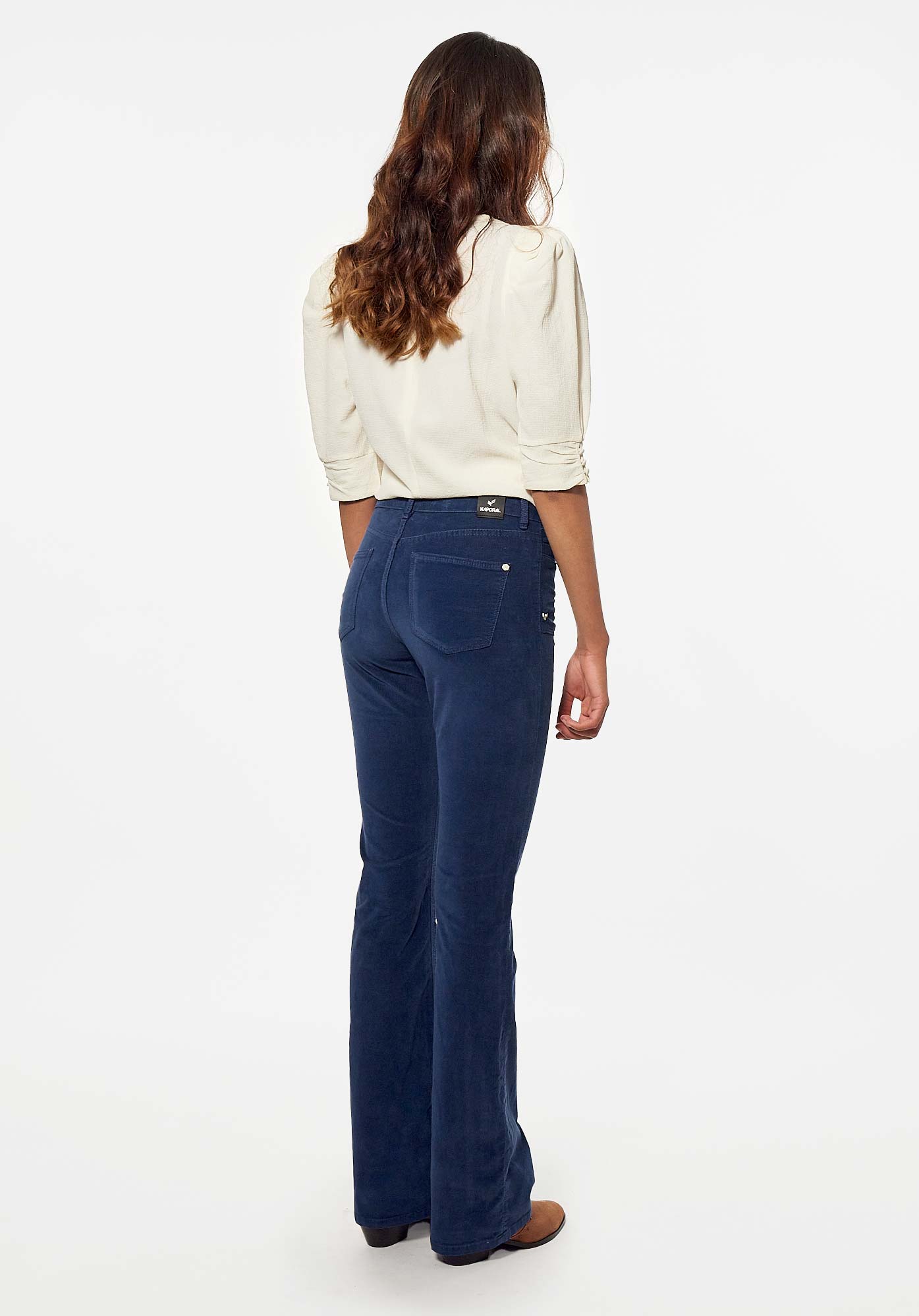 LUCKY  Jean bleu bootcut Femme