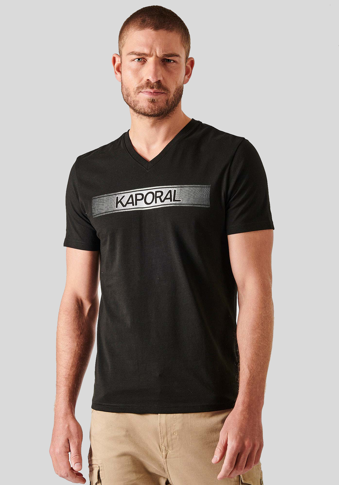 BRAD   T-shirt noir homme