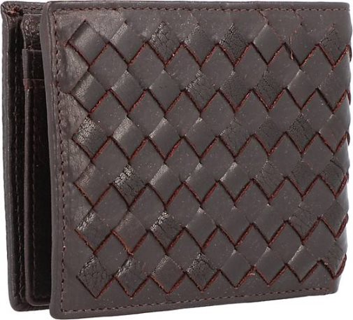 bugatti Woven Geldbörse Leder 13 cm