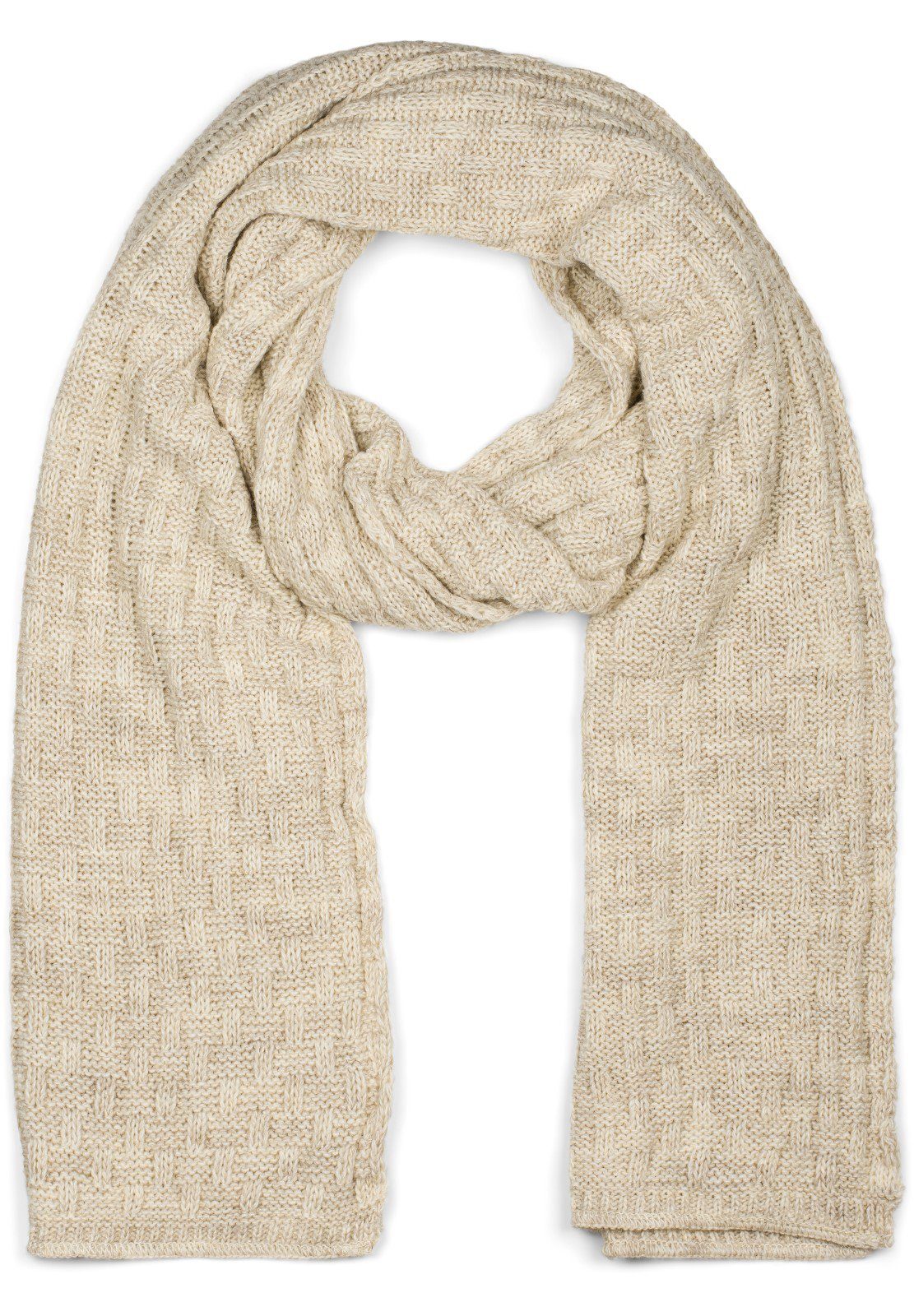 styleBREAKER Strickschal, (1-St), Strick Schal mit Flecht Muster