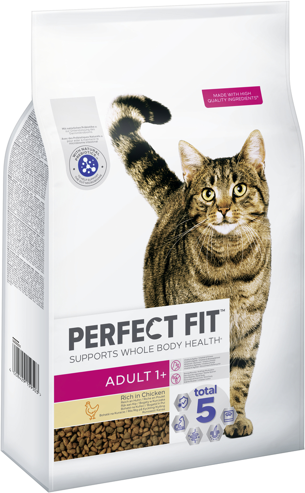 PERFECT FIT Trockenfutter PERFECT FIT Adult 1+ Reich an Huhn 7 kg