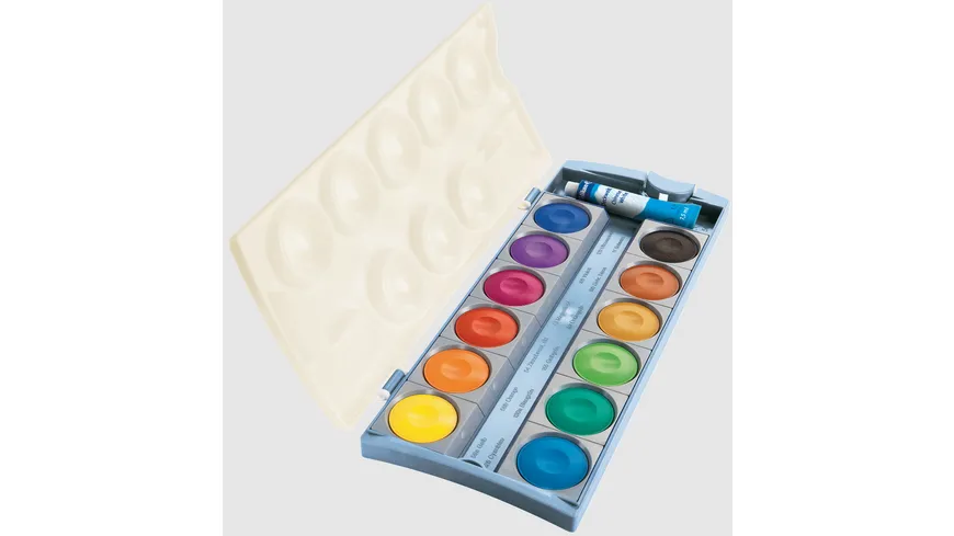 Pelikan Deckfarbkasten K12® eco inkl. Deckweiß 12 Farben