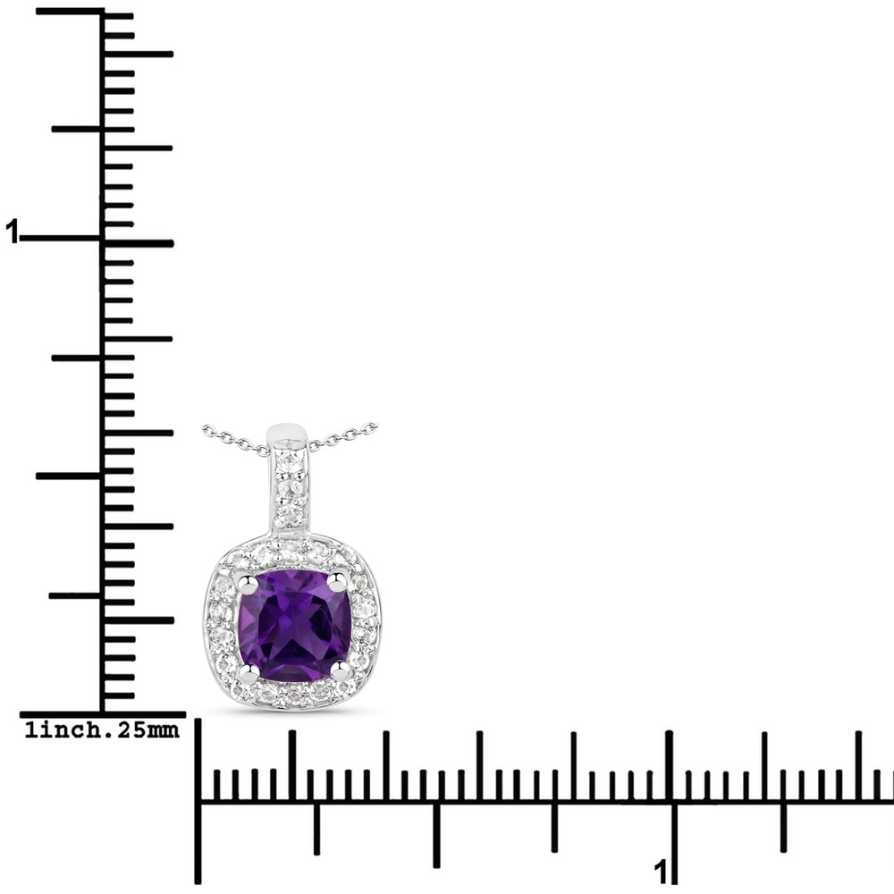 Rafaela Donata Chaîne Argent sterling Améthyste en Argent Bijoux