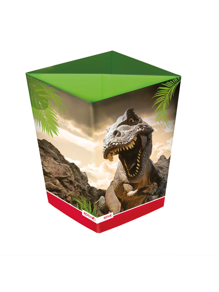ROTH Papierkorb Tyrannosaurus in Grün günstig kaufen onesize