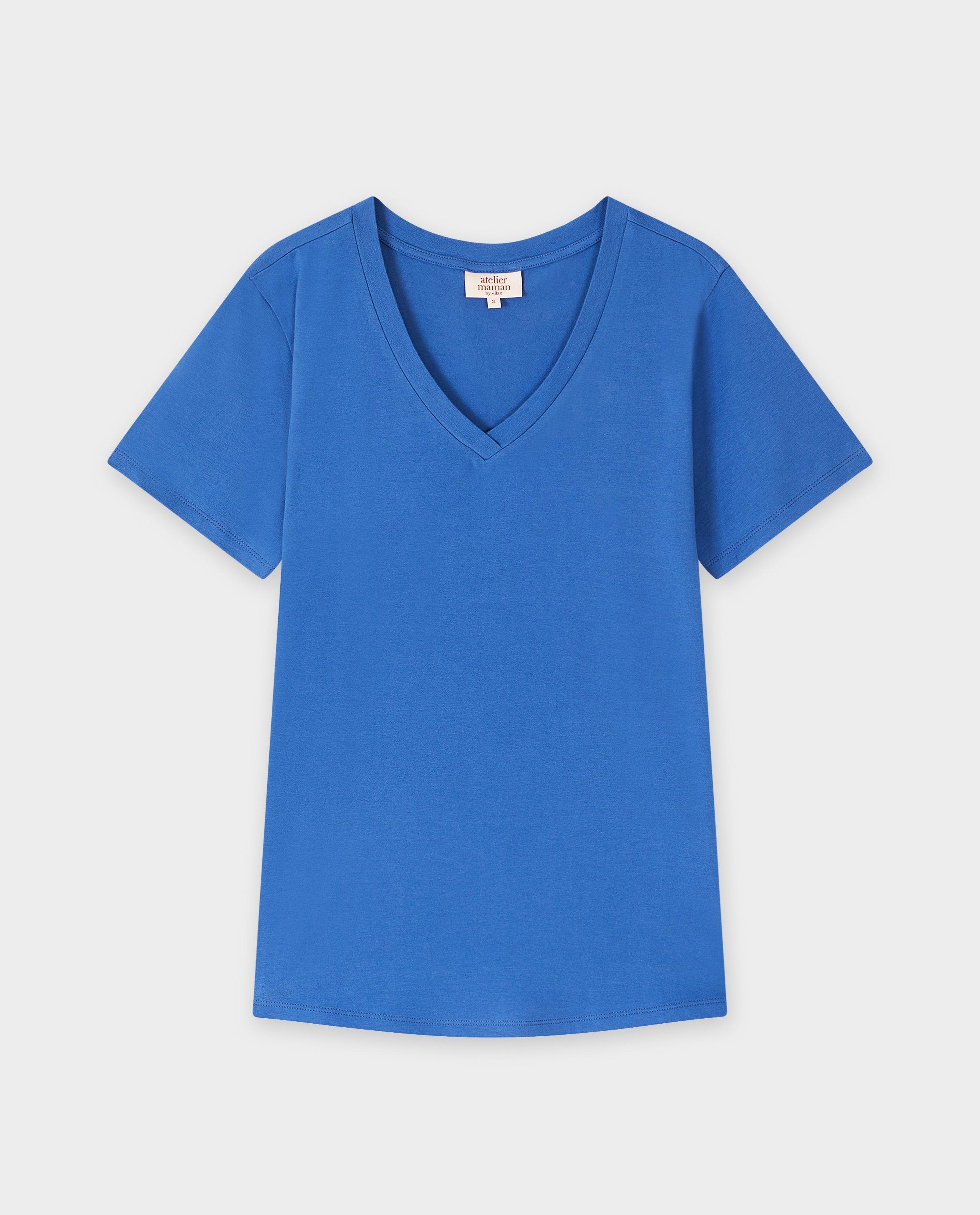 Atelier Maman Blå T-shirt, gravidblå