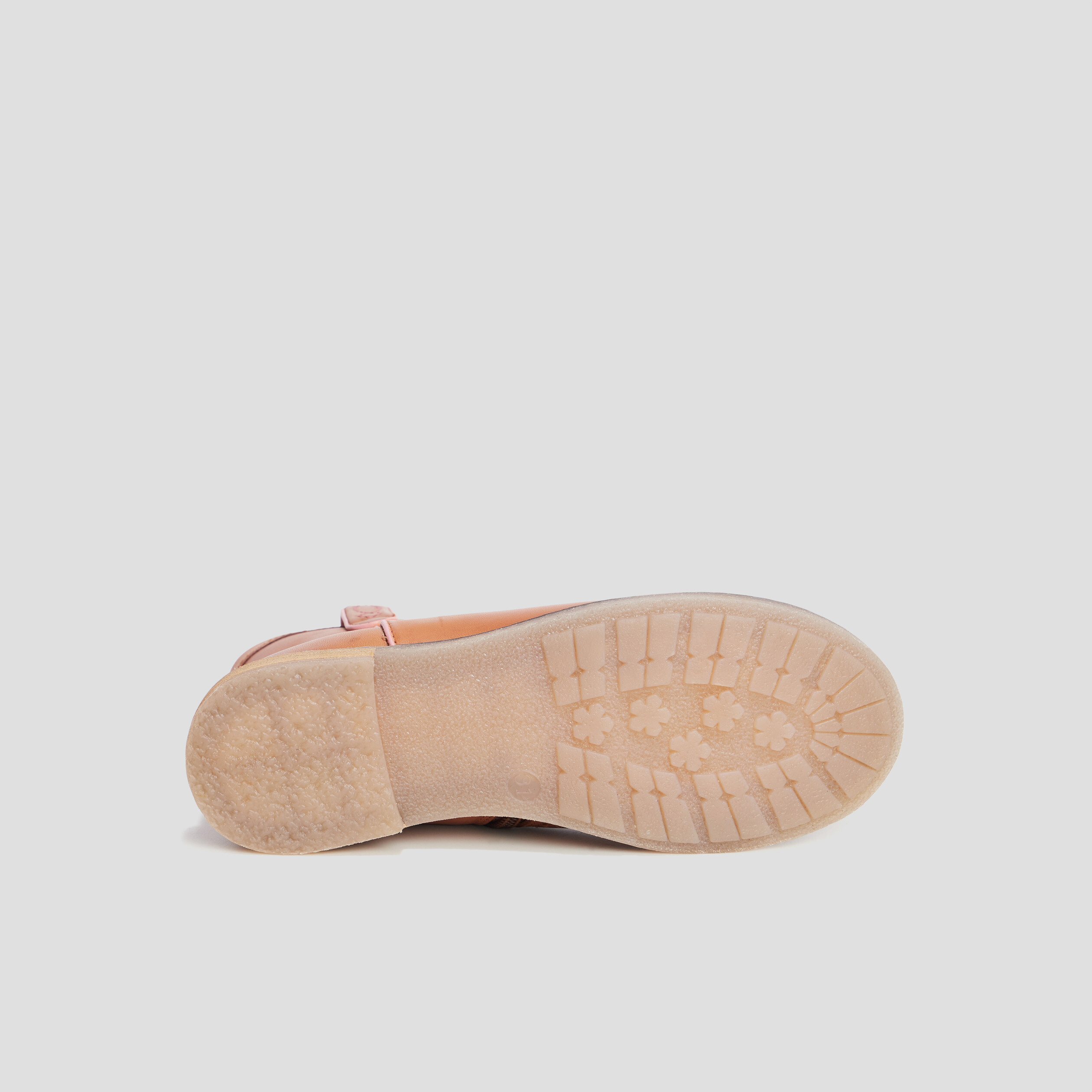 Bottines esprit western en cuir camel fille | La Halle