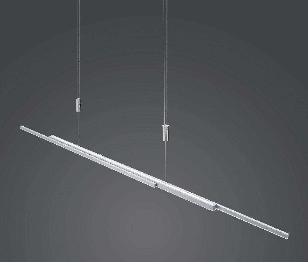 Bankamp LED Pendelleuchte Lightline II up down Nickel