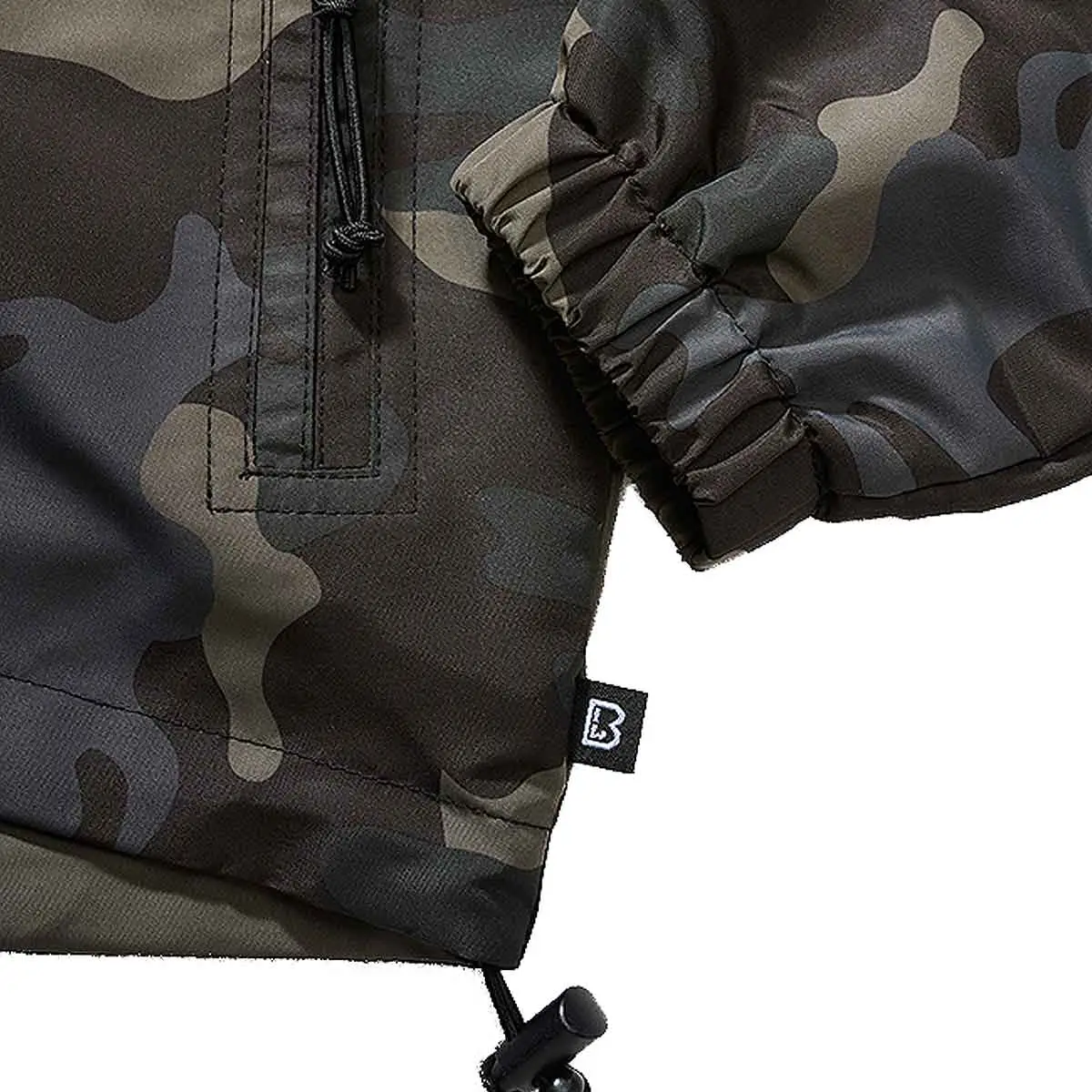 Ladies Summer Windbreaker Frontzip darkcamo