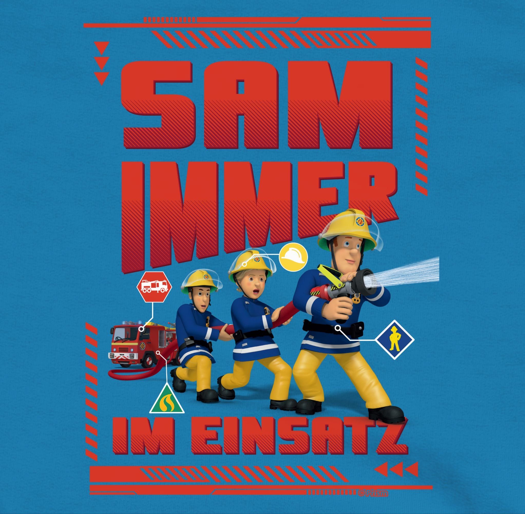 Shirtracer Hoodie Sam immer im Einsatz Feuerwehrmann Sam Jungen