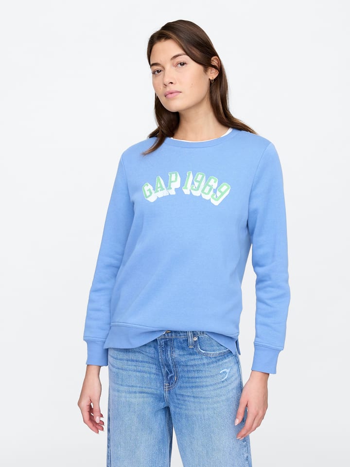 GAP Sweatshirt in Hellblau günstig kaufen