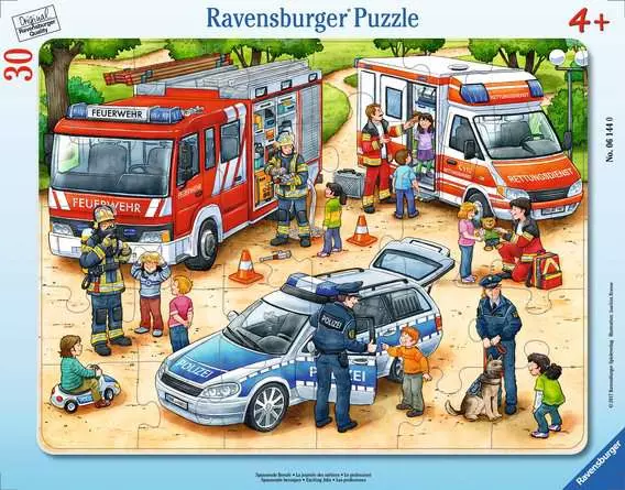 Kinderpuzzle ab 4 Jahren - Spannende Berufe - 30 Teile