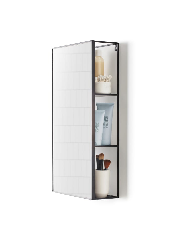 umbra Spiegel Cubiko schwarz  30 x 13 x 62cm in schwarz günstig kaufen onesize