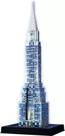 Ravensburger Chrysler Building bei Nacht