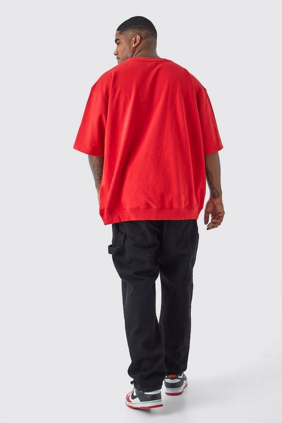 Plus kastiges Oversize Sweatshirt