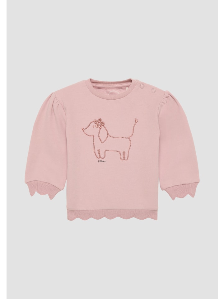 s.Oliver Sweatshirt langarm in Pink günstig kaufen