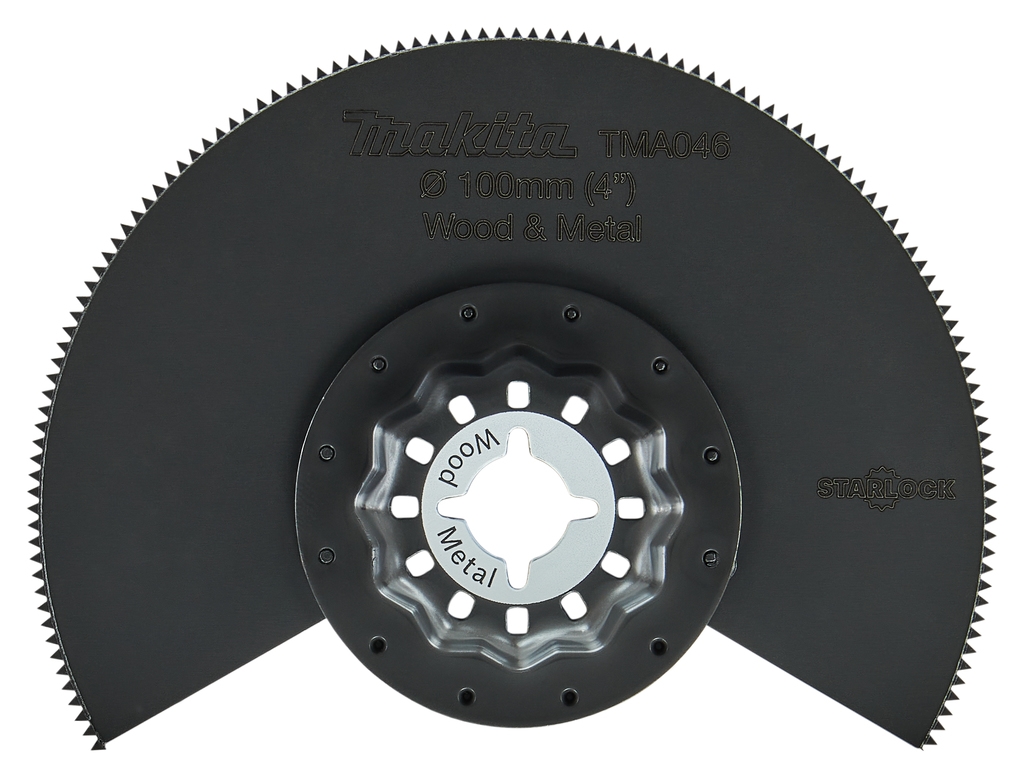 Accessori Makita B-64808 TMA046 Lama per sega segmentata da 100 mm per legno e acciaio
