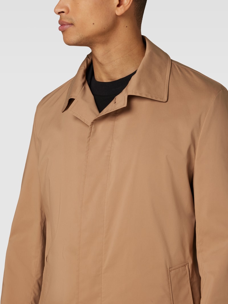 Mantel mit Eingrifftaschen Modell 'Jared' in beige