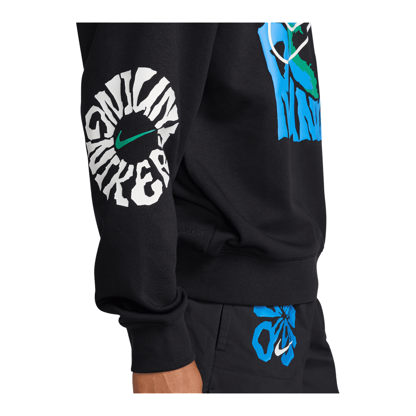 Nike Energy Fleece Crew Sweatshirt Schwarz F010