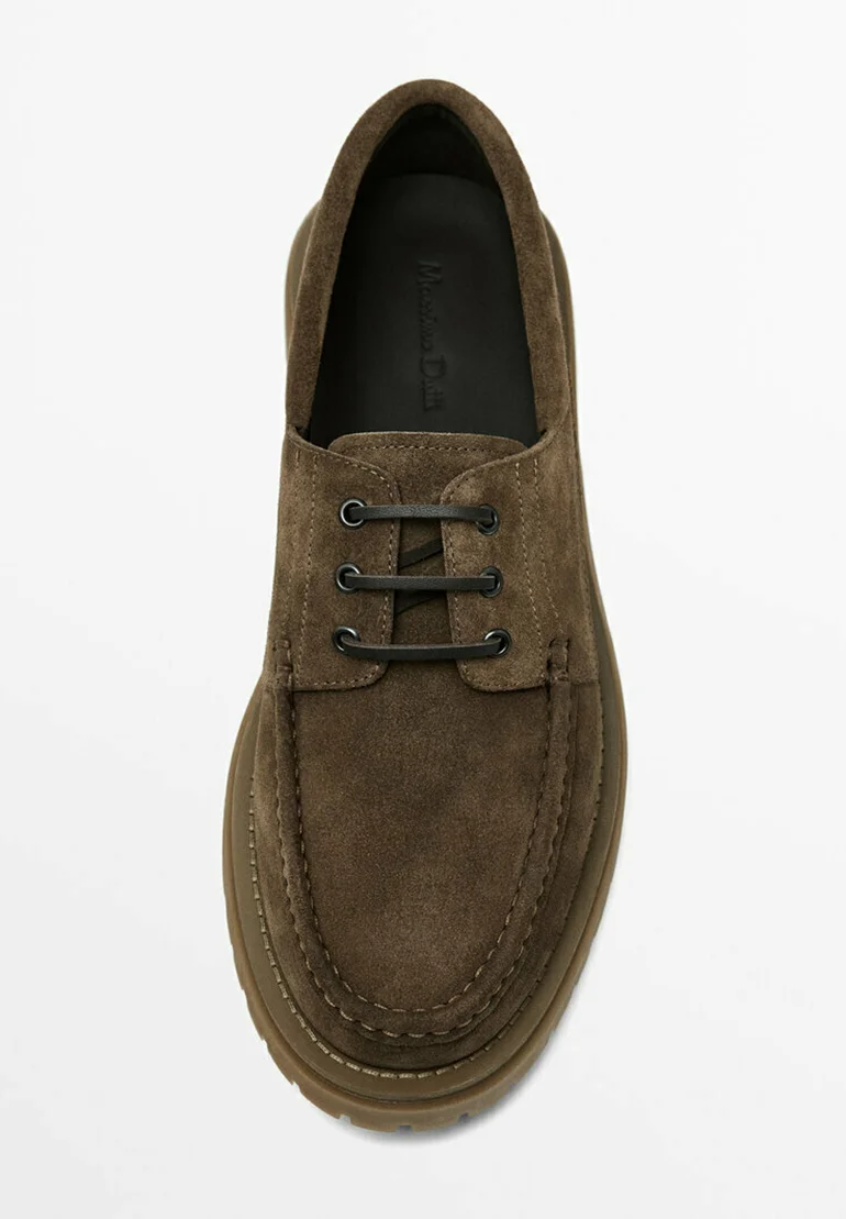 Massimo Dutti SPLIT - Zapatos elegantes con cordones