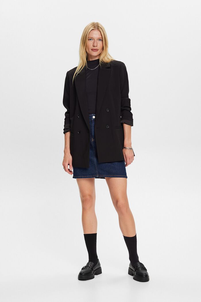 Recycelt: Jeans-Minirock