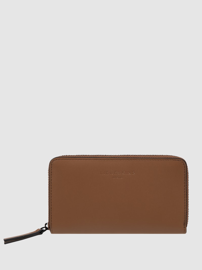 Portemonnaie aus Leder Modell 'Frieda' in camel